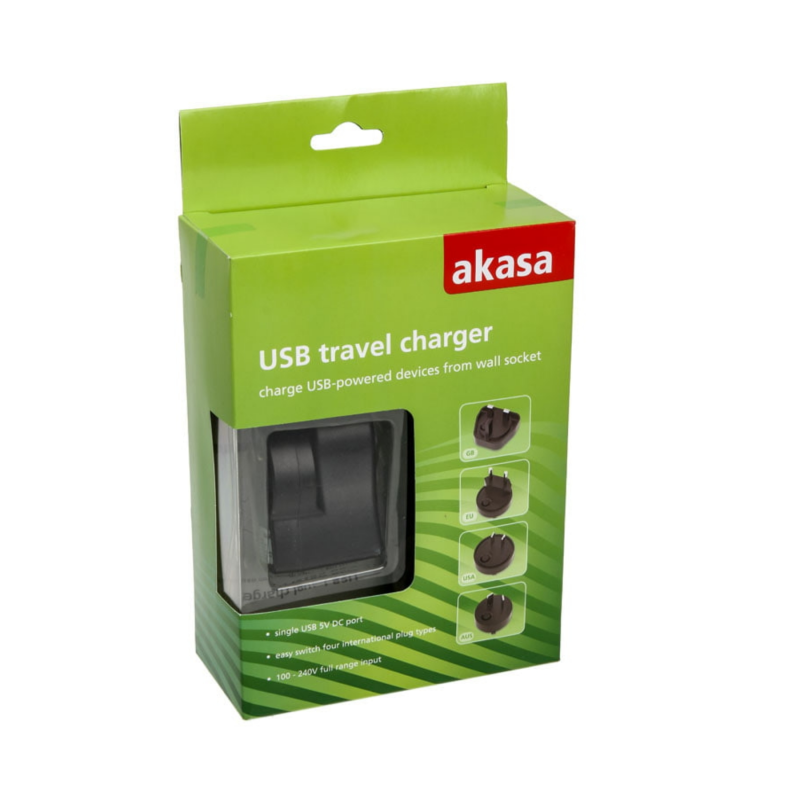 Universal charger USB with 4 international easy switch plugs, , medium image number null