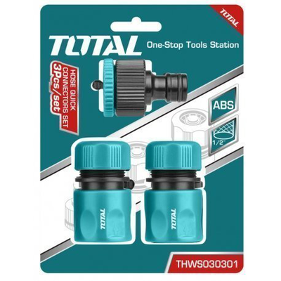 Total hose quick connectors set 1/2″ 3pcs (thws030301), , medium