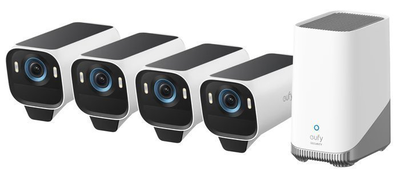Anker eufy security camera kit eufycam s3 pro 4pack & homebase3, , medium