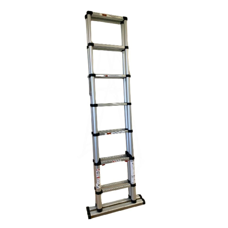 Telescopic ladder double 6+6 steps 2.05 m, , medium-null