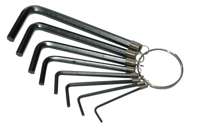 Supertools 8pcs allen key 1.5-6.0mm