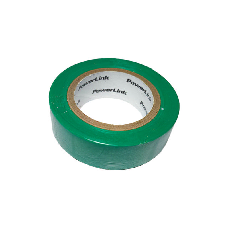 Powerlink insulated rubber tape green 10-meters (0.15x19mm), , medium-null