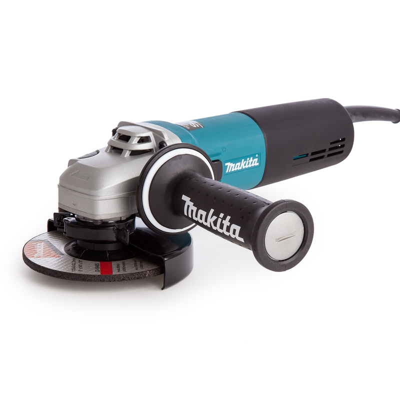 Makita 9565cr 125mm angle grinder 1400w with sjs & anti-restart 240v, , medium image number null