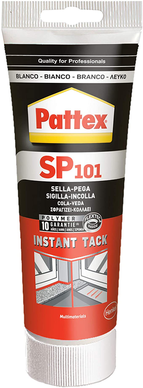 Pattex sp101 instant tack white silicone small tube 80ml, , medium image number null