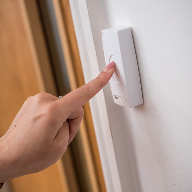 Mercury db300 wireless doorbell plug-in & plug-through 350.300uk, , medium-null