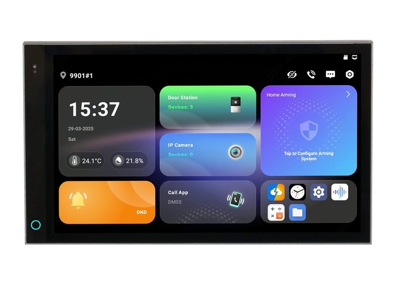 Dahua vd ip doorphone monitor wireless 7 android / 4wire with temperature-humidity sensor scp3024a-b, , medium-null