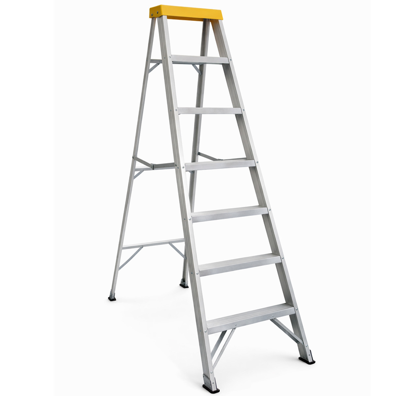 Aluminium professional stepladder ao21-107 7+1 steps 216cm-null