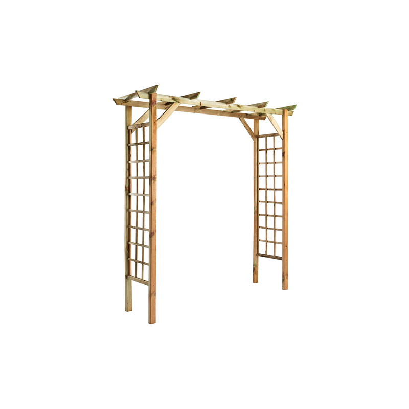 Burger wooden pergola 210x72x214,5cm, , medium image number null