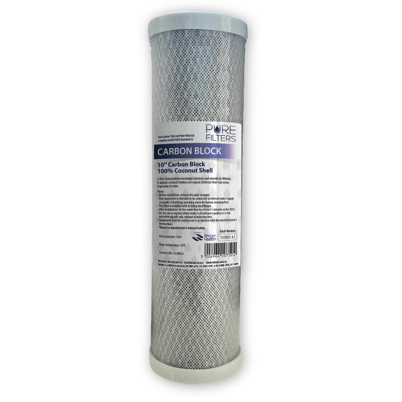 Pure block filter 10carbon - black coconut shell, , medium image number null