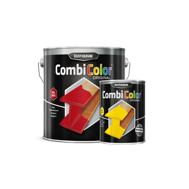 Rustoleum combicolor original smooth anti-rust primer and topcoat 750ml white gloss-null