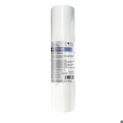 Pure polypropylene filter 10 - 5 micron, , medium