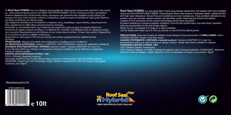 Product image: Roof seal hybrid 10 years white 10l, , medium-null