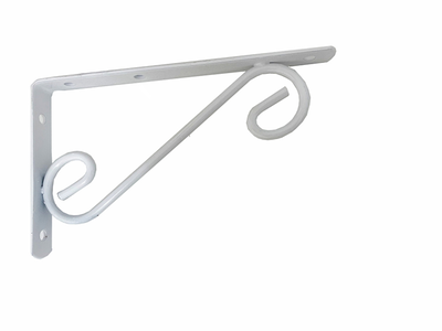 Bazo spiral bracket 20cm x 12cm white, , medium
