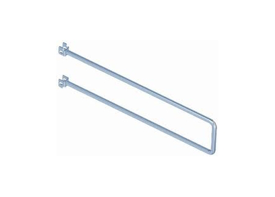 Element pair flexible book end white aluminium 2p, , medium