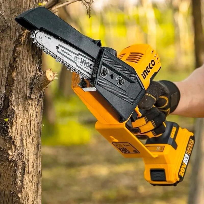 Ingco cgsli2068 αλυσοπριονο μπαταριας μινι επαγγελματικο 15cm 20v li-ion (χωρις μπαταρια & φορτιστη), , medium image number null