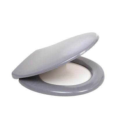 Gray toilet seat