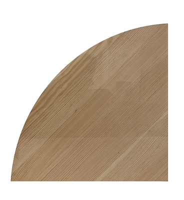 Pine wood corner shelf 35cm