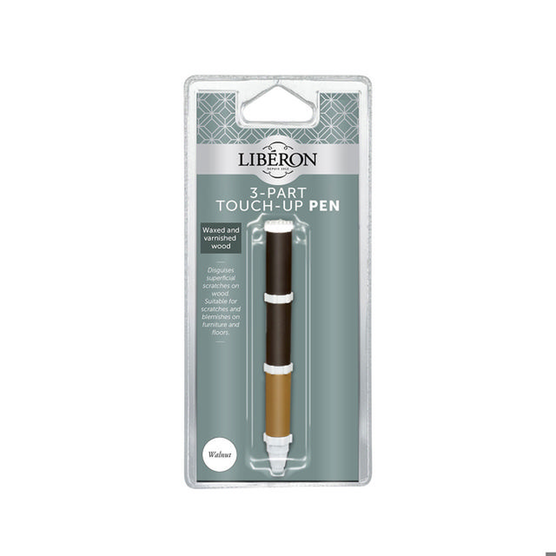Liberon 3-part walnut touch-up pen, , medium-null