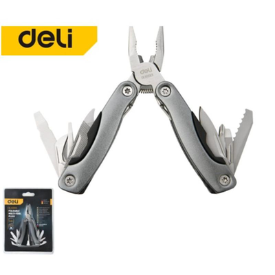 Deli tools 12in1 multi-tool plier aluminium, , medium