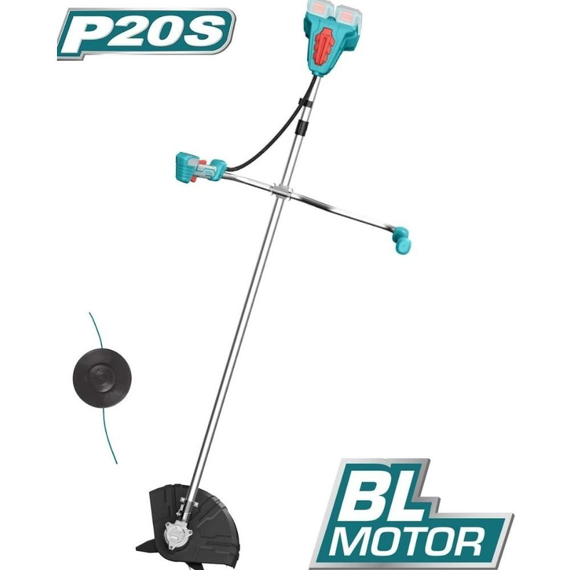 Product image: Total tstli20018 χορτοκοπτικό μπαταρίας ώμου / χειρός 20v solo 5.1kg, , medium-null