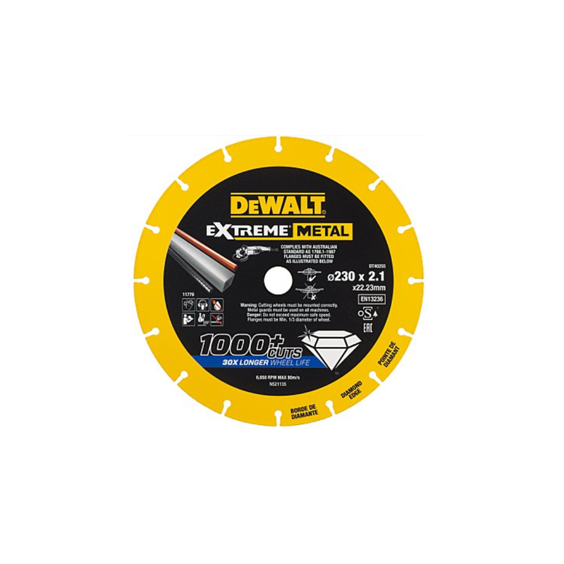 Dewalt iron disc/cutter 9'' extreme metal 230x22.3mmx2.1mm, , medium-null