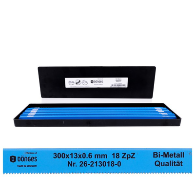 Blade for saw 300x13x0,63mm 18 teeth hss blue