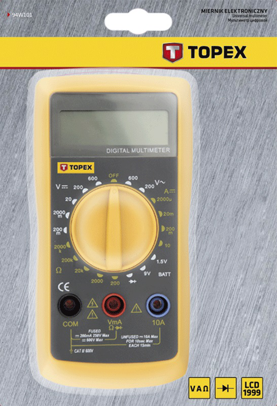 Topex universal electronic multimeter, , medium image number null