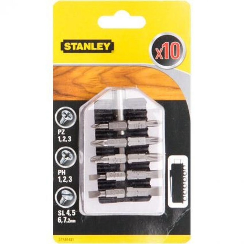 Stanley screwdriver bits stanleye x10, , medium-null