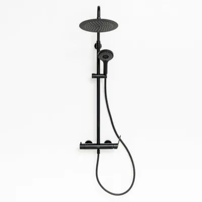 Panam evo xtreme black extendable shower column-null