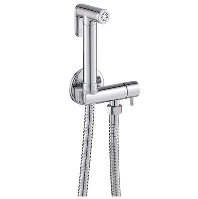 Exposed chrome bidet faucet, , medium
