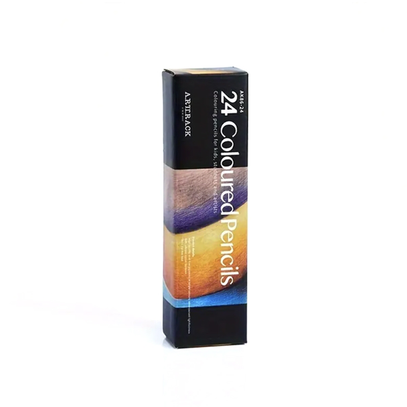 24 coloured pencils-null