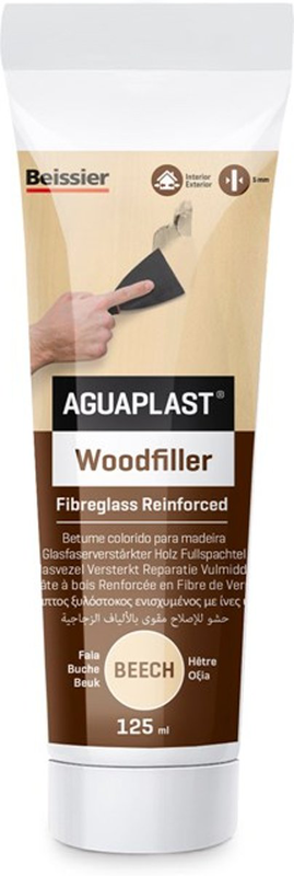 Product image: Beissier aguaplast cherry woodfiller 125ml, , medium-null