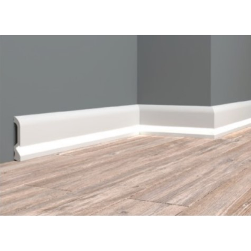 Polymer led skirting 8cm - &lambda;&epsilon;&upsilon;&kappa;&omicron;, , medium-null