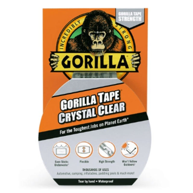 Gorilla tape crystal repair 10m - clear-null