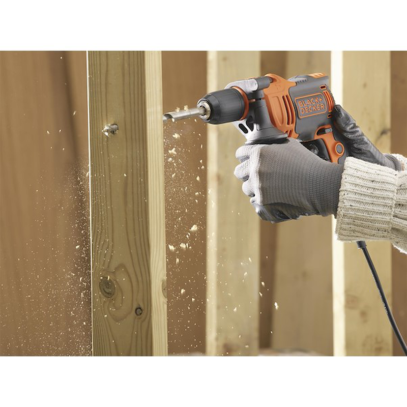 Black & decker beh710sa32-qs hammer drill 710w +32 accessories, , medium image number null