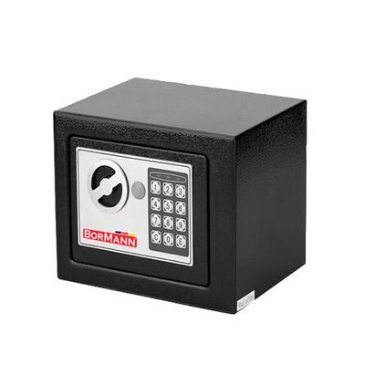 Bormann safe box with electric lock and key 23x17x17cm bds2300