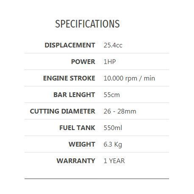 Gasoline hedge trimmer 25.4cc, , medium-null