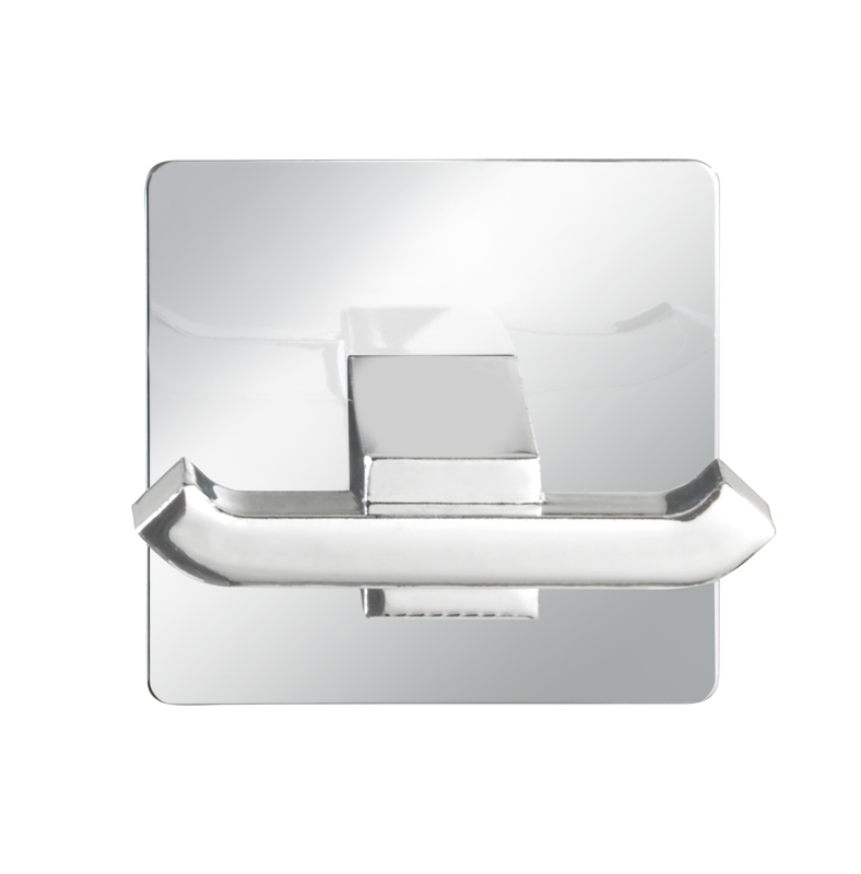 Wenko turboloc stainless steel hook quadrato double, , medium image number null