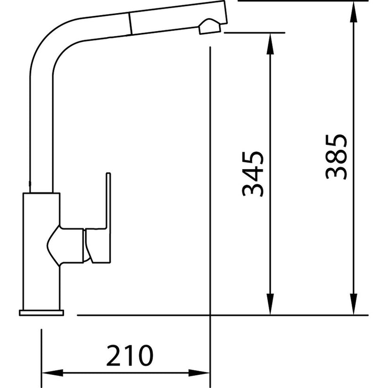 Artic xtreme kitchen mixer with pull-out spout, , medium-null