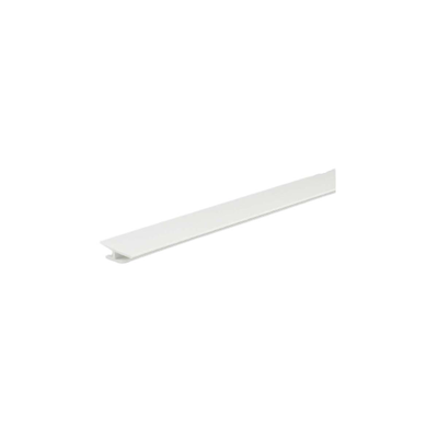 Profile shape h pvc 1000x6x15x7mm white, , medium