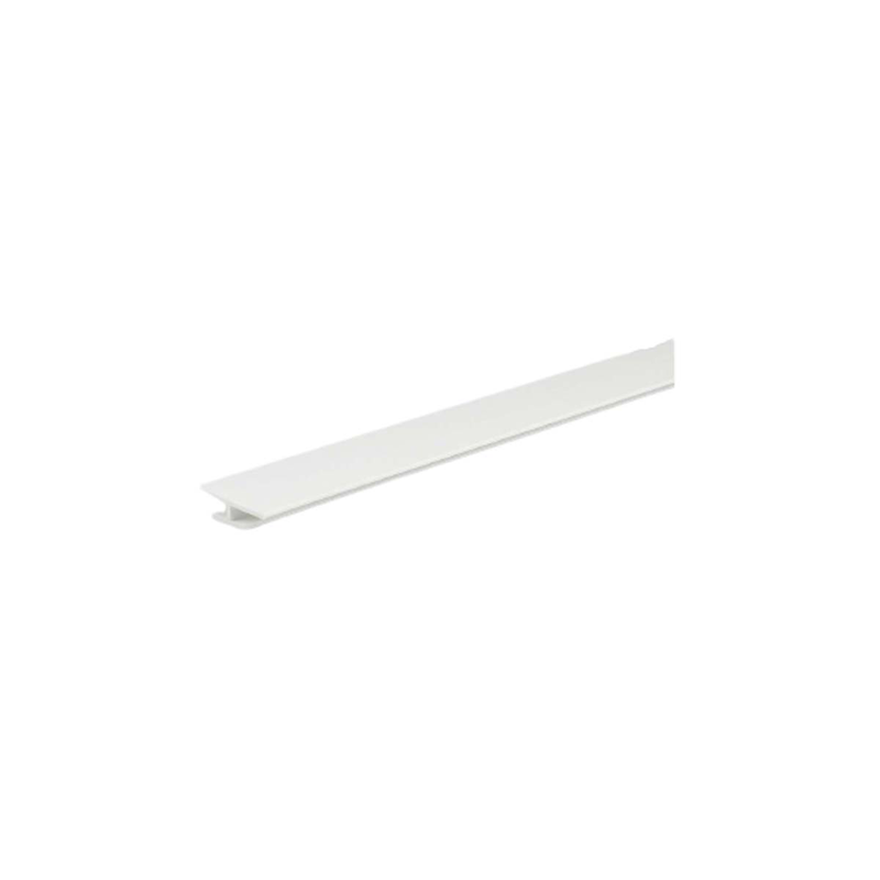 Product image: Profile shape h pvc 1000x20x20x8mm white-null