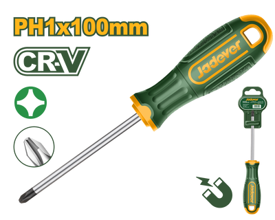 Phillips screwdriver ph1x100mm jadever, , medium