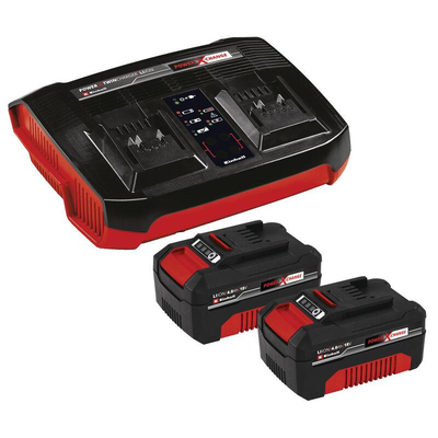 Einhell 2x4ah and twincharger kit