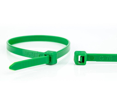 Wkk - plastic cable ties - for universal use - green - 300x4,8mm - 100 pieces, , medium