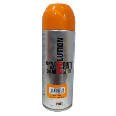 Acrylic paint spray pastel orange ral 2003 400ml evolution, , medium