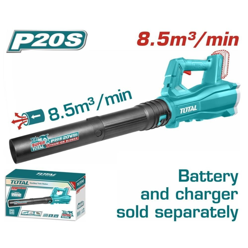 Product image: Total φυσητήρας κήπου μπαταρίας 20v ισχυρή απόδοση & ελαφρύς σχεδιασμός solo (χωρίς μπαταρία & φορτιστή), , medium-null