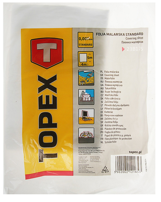 Topex covering sheet hdpe 4mx5m, , medium