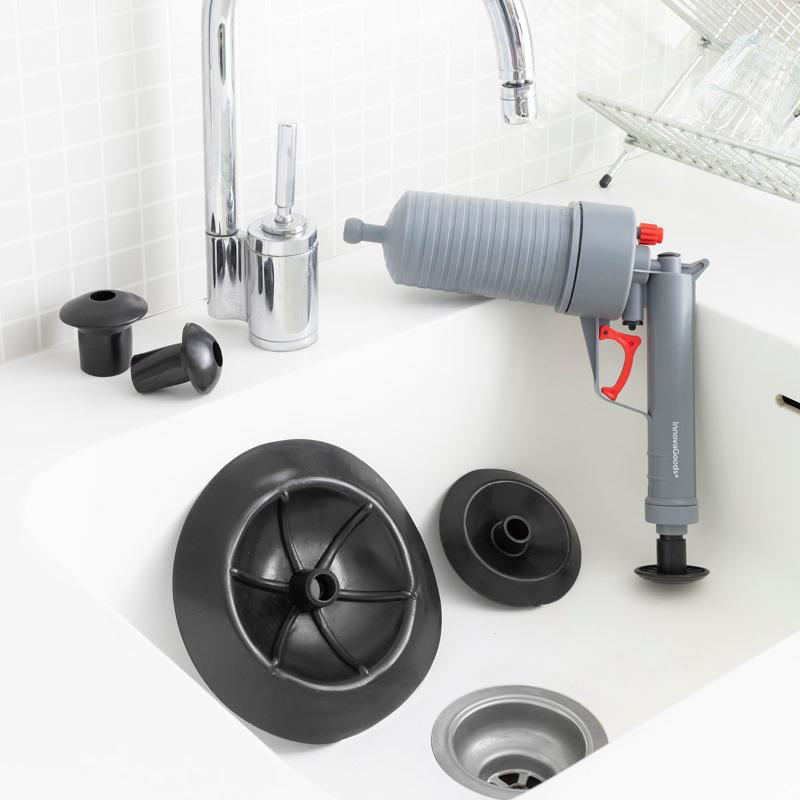 Innovagoods universal compressed Air unblocker gun with adapters, , medium-null