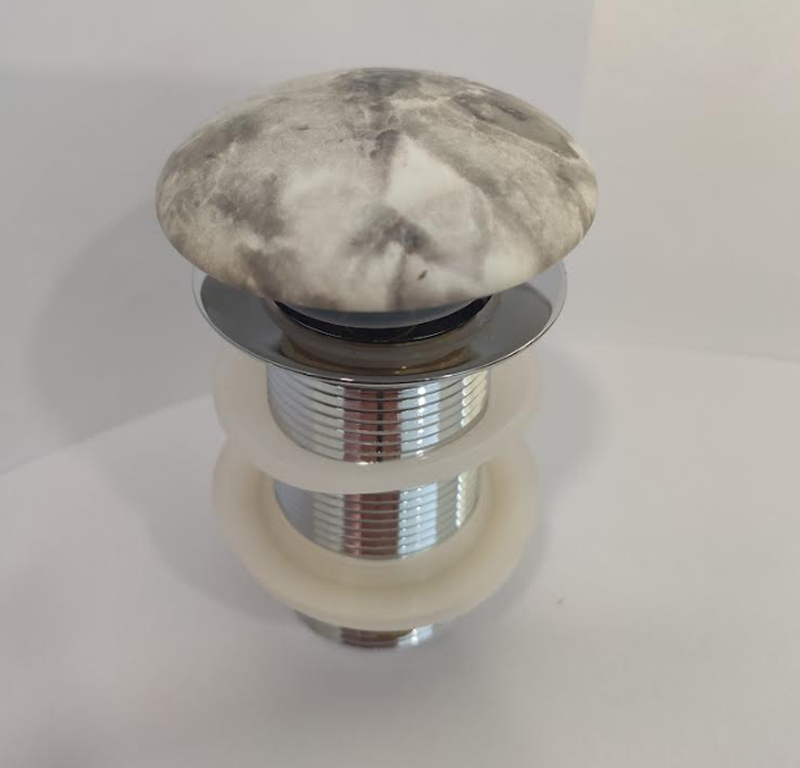 Matte marble pop-up for basin, , medium-null