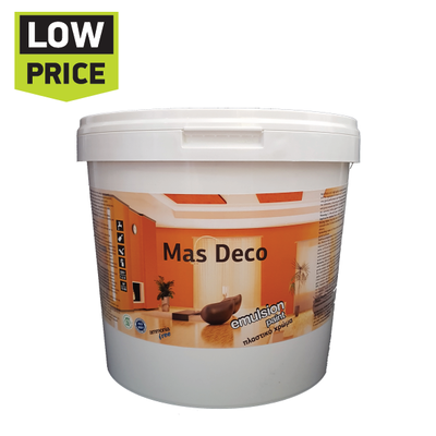Emulsion paint white mas deco 9 liter (interior use), Magnolia, medium